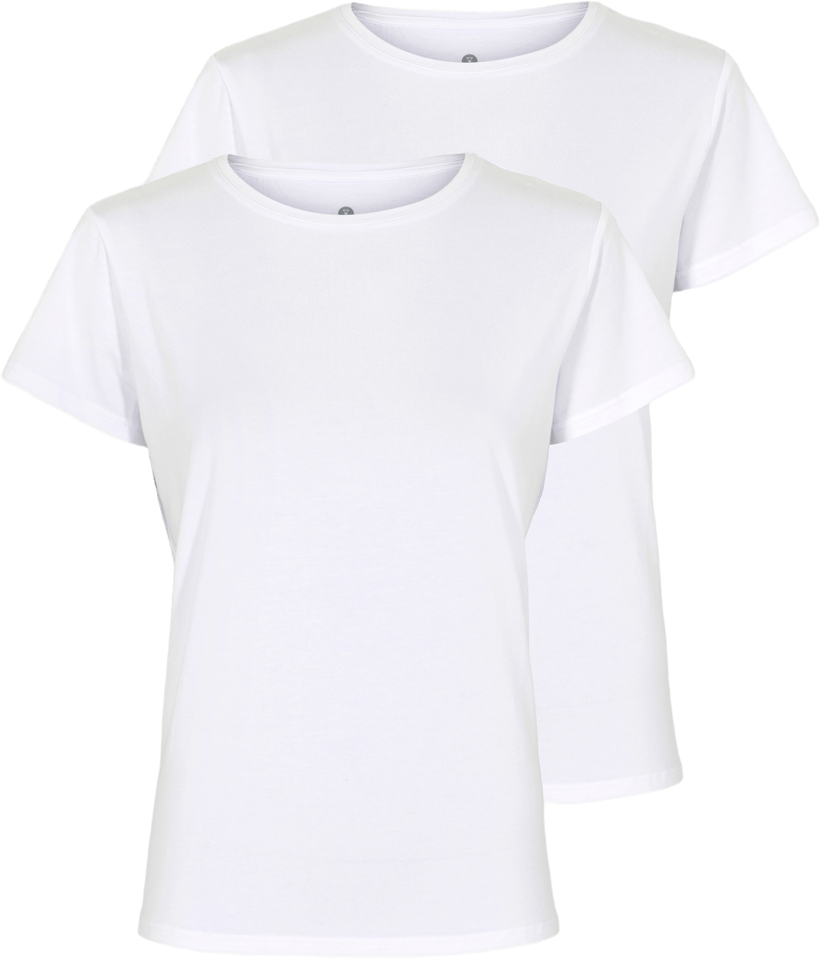 2-pack Bambu, T-shirt, Brun, från JBS of Denmark, i färgen white.