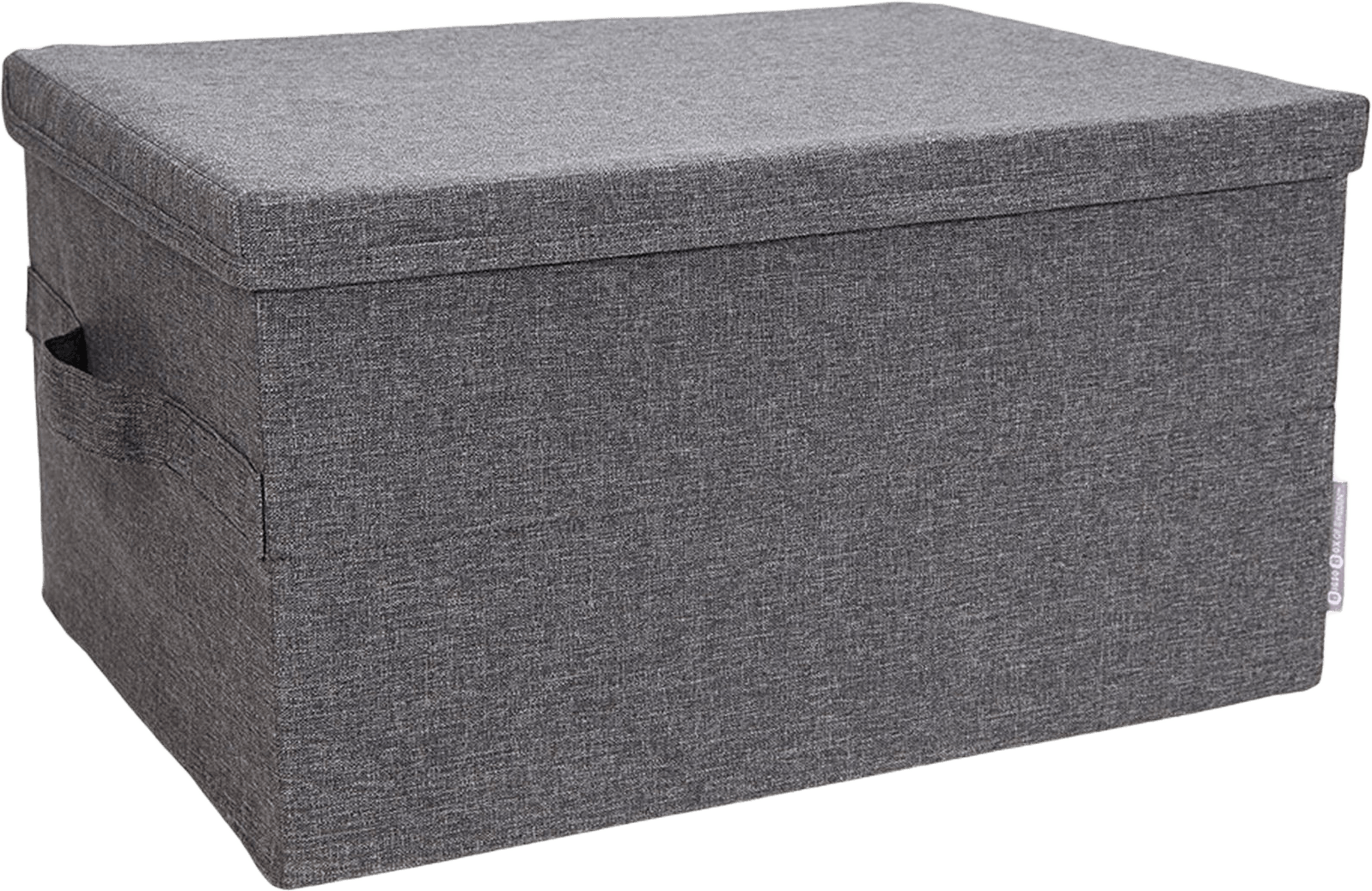 Box med lock, large, från Bigso Box of Sweden, i färgen Grey.