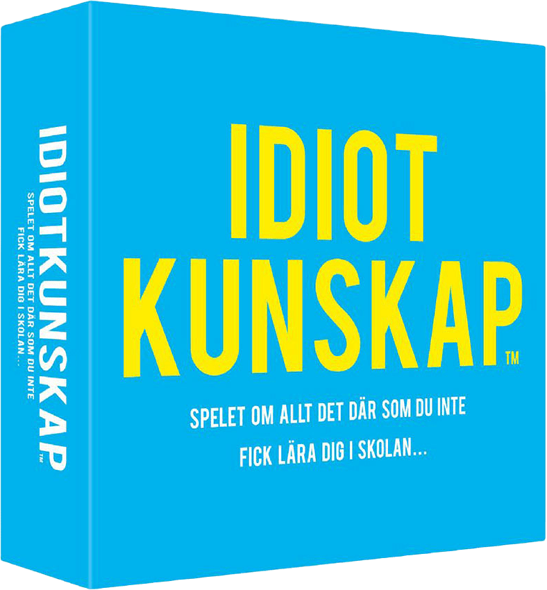 Spel Idiotkunskap, från KYLSKÅPSPOESI.