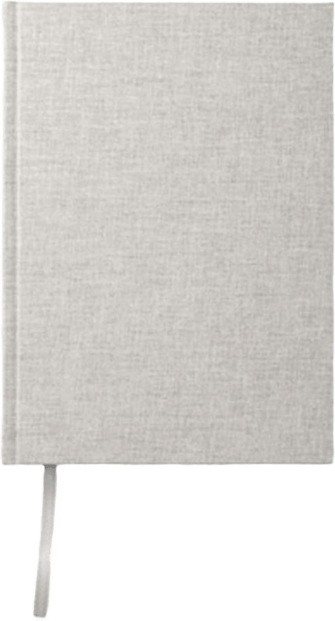 Anteckningsbok A5, 128 linjerade sidor, natur, från Paperstyle, i färgen Natur.