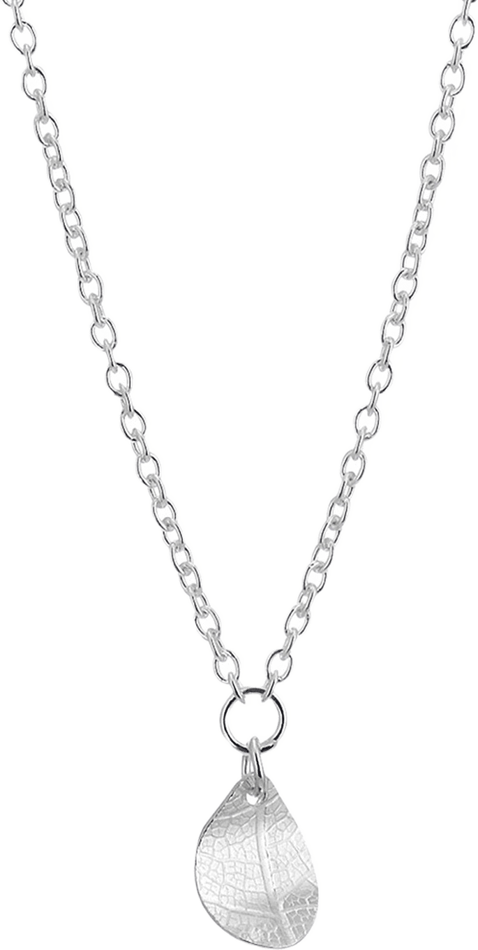 Leaf drop necklace, från Drakenberg Sjölin, i färgen Silver.