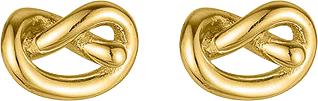 Knot Studs, från Sophie by Sophie, i färgen Gold.