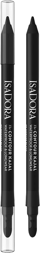 The Contour Kajal Bronze Brown, från IsaDora, i färgen Intense Black.