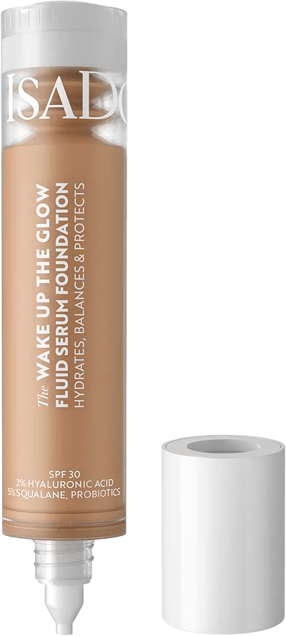 The Wake Up the Glow Fluid Serum Foundation, från IsaDora, i färgen 5n.