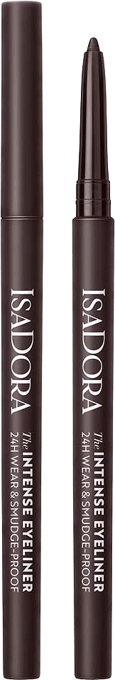 The Intense Eyeliner 24H Wear & Smudge-proof, från IsaDora, i färgen Black Brown.