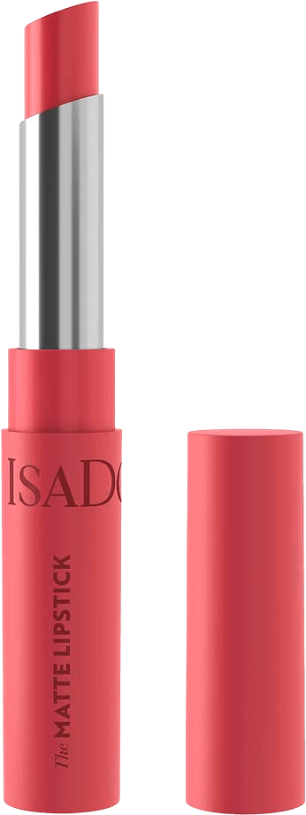 The Matte Lipstick, från IsaDora, i färgen Fierce Coral.