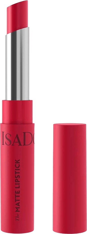 The Matte Lipstick, från IsaDora, i färgen Power Red.