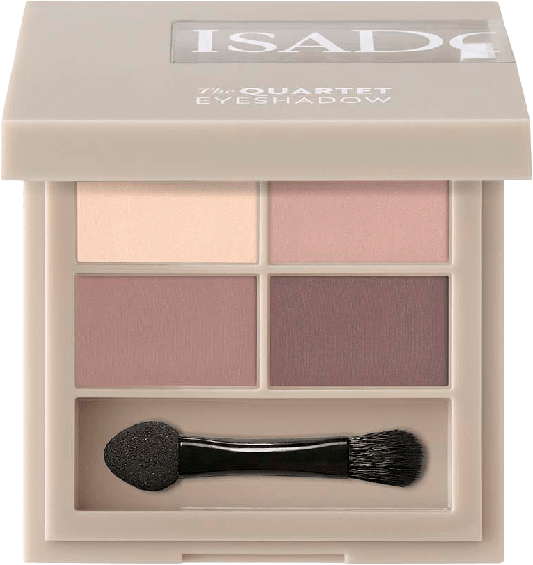 The Eyeshadow Quartet, från IsaDora, i färgen Muddy Nudes.