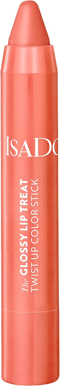 The Glossy Lip Treat Twist Up Color Stick Bare Belle, från IsaDora, i färgen Coral Sunset.