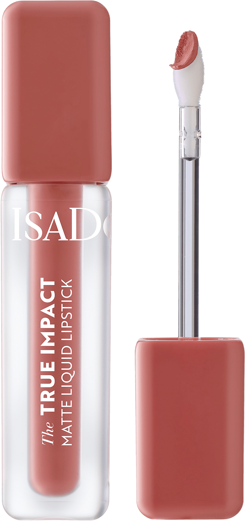 The True Impact Matte Liquid Lipstick, från IsaDora, i färgen True.