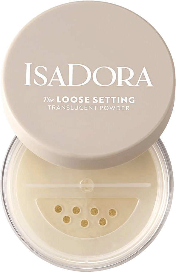 The Loose Setting Translucent Powder, från IsaDora, i färgen Translucent.