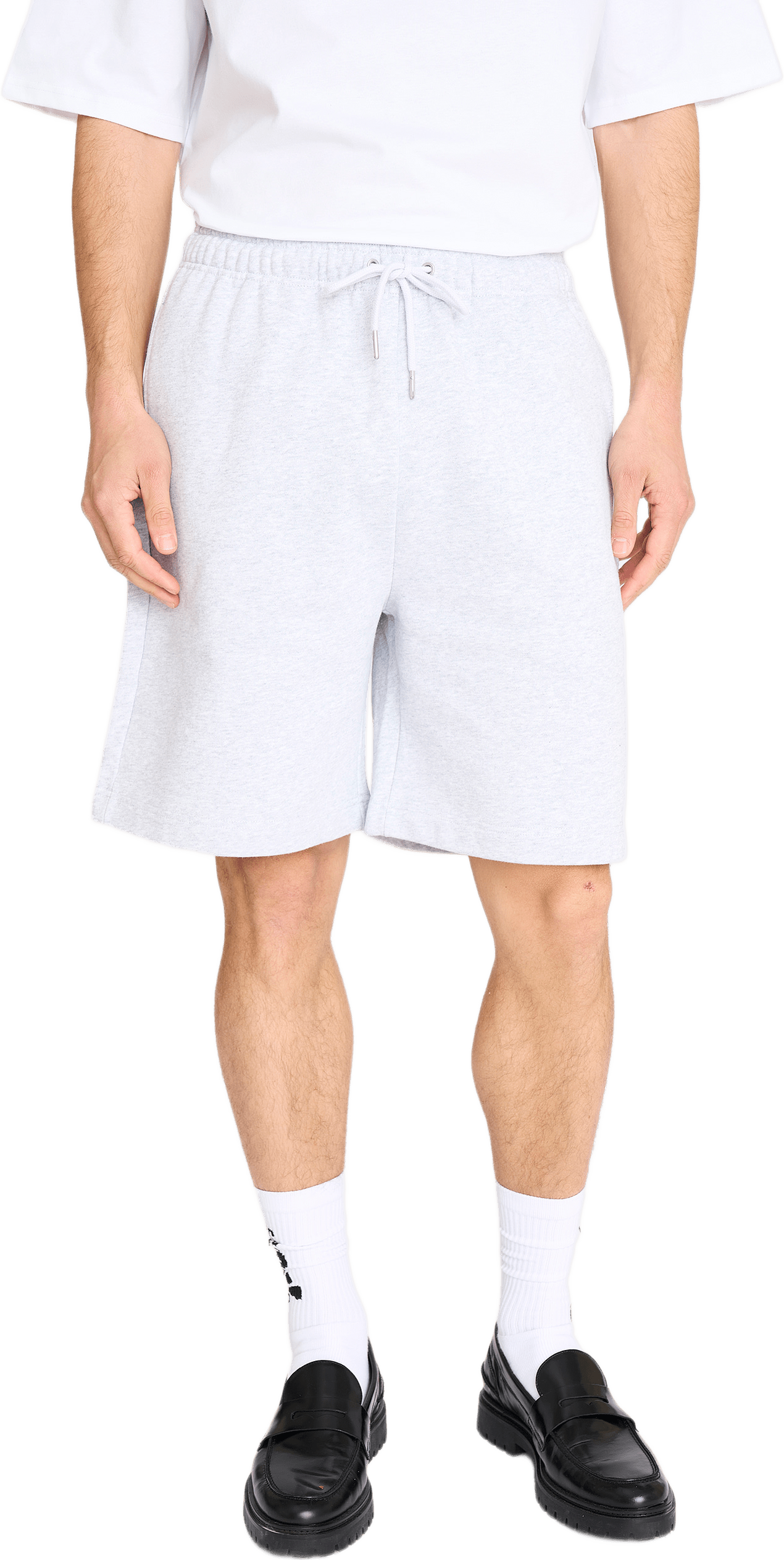 Shorts Louis Bomull, från Resteröds, i färgen light grey melange.