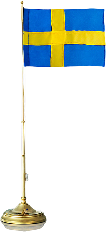 Bordsflagga, 40 cm, från Skultuna.