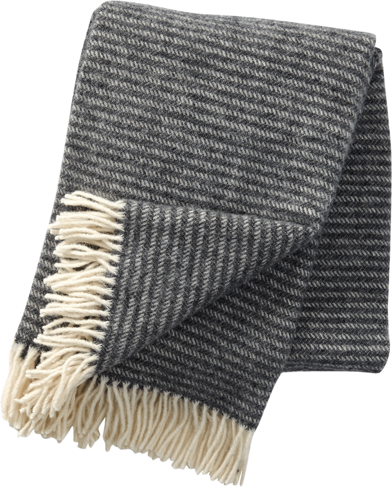 Ullpläd Ralph, från Klippan, i färgen Mörkgrå.