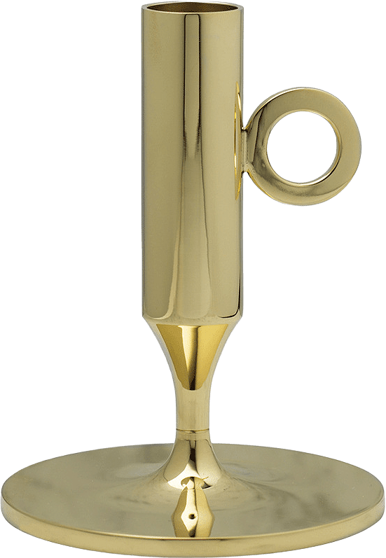 Ljusstake Nattoffice, 12,5 cm, mässing