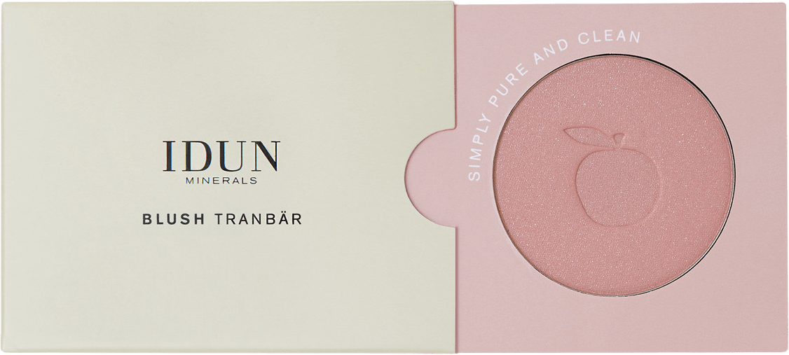 Mineral Blush, från IDUN Minerals, i färgen Tranbär.