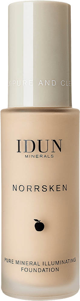 Liquid Mineral Foundation Norrsken, från IDUN Minerals, i färgen Disa.