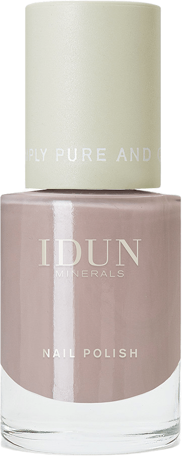 Nail Polish Pyrit Warm Grey Beige, från IDUN Minerals, i färgen Pyrit.
