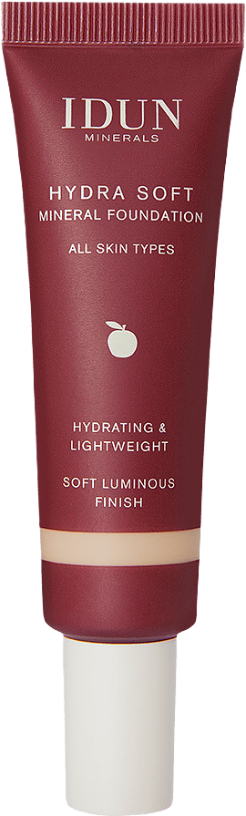 Hydra Soft Mineral Foundation, från IDUN Minerals, i färgen Freja Light Warm.