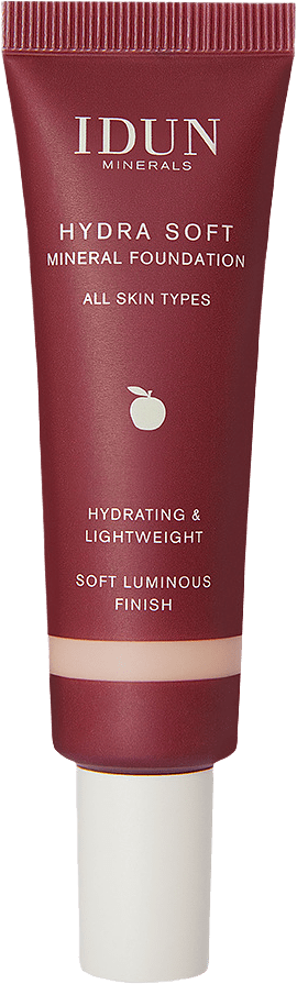 Hydra Soft Mineral Foundation, från IDUN Minerals, i färgen Signe Light Neutral.