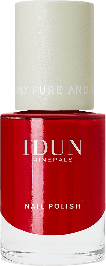 Nail Polish, från IDUN Minerals, i färgen Rubin.