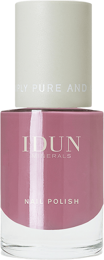 Nail Polish Anhydrit Light Mauve Pink, från IDUN Minerals, i färgen Anhydrit.