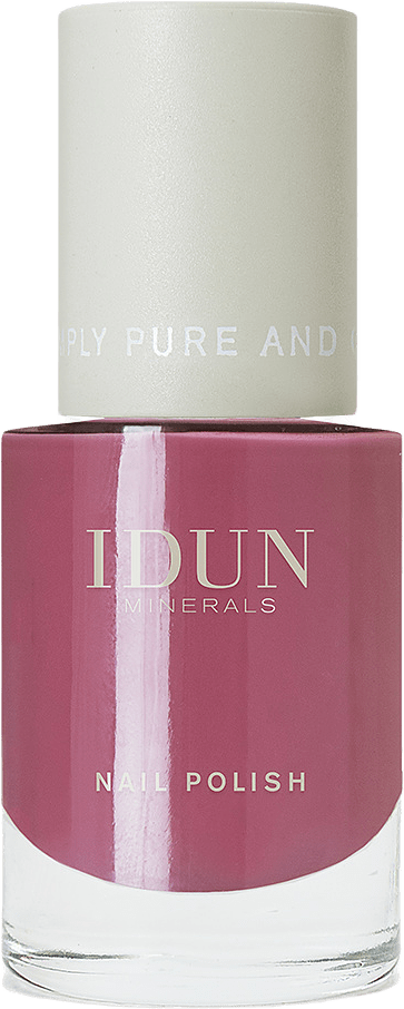 Nail Polish Rodonit Deep Mauve Pink, från IDUN Minerals, i färgen Rodonit.