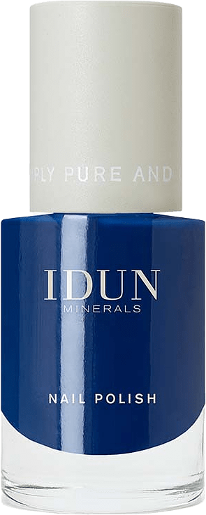 Nail polish, från IDUN Minerals, i färgen Safir.