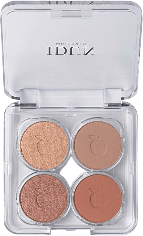 Mineral Eyeshadow Palette, från IDUN Minerals, i färgen Nyponros.