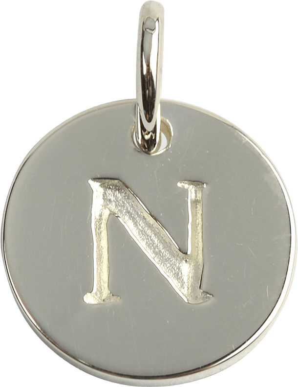 Beloved Mini Letter N, från Syster P, i färgen Silver.