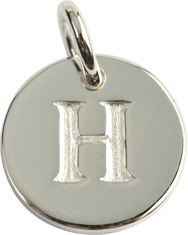 Beloved Mini Letter H, från Syster P, i färgen Silver.