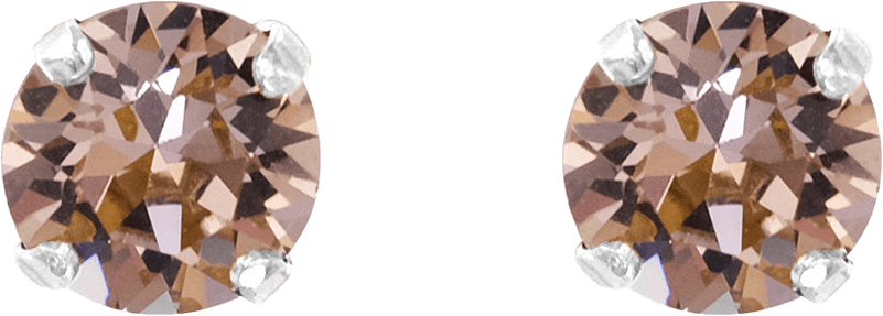 Classic Stud Earrings Vintage Rose, från Caroline Svedbom, i färgen Silver.