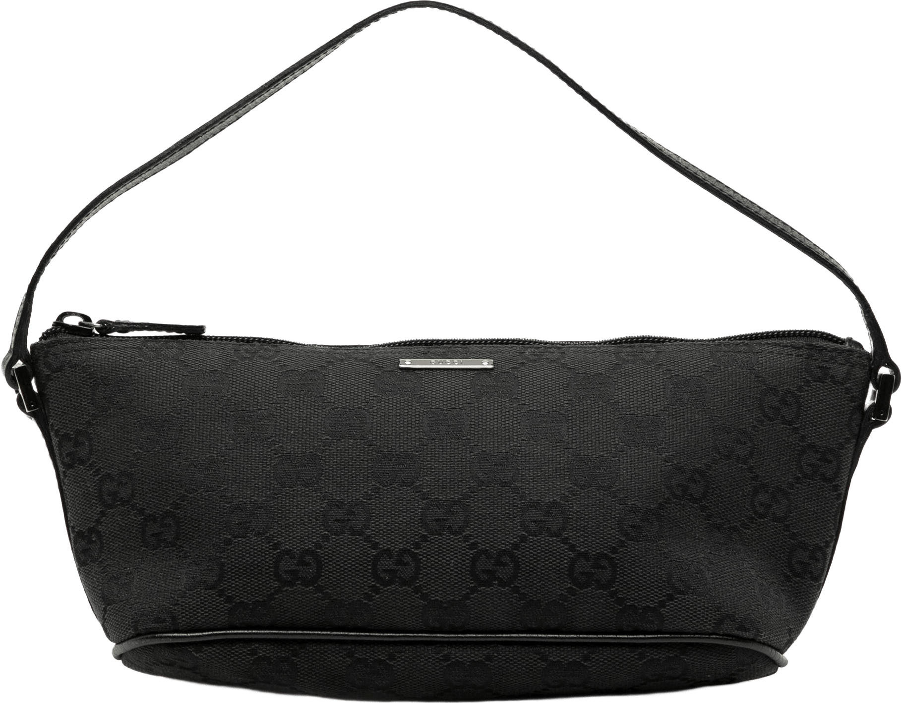 Gucci Gg Canvas Boat, från Luxclusif, i färgen black.