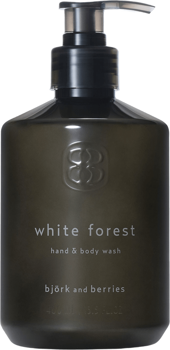 White Forest Hand & Body Wash, från Björk & Berries.