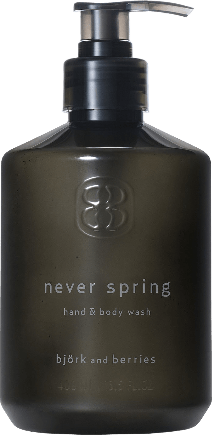 Never Spring Hand & Body Wash, från Björk & Berries.