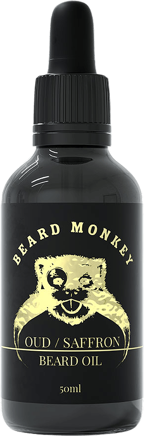 Oud/Saffron Beard oil, från Beard Monkey.