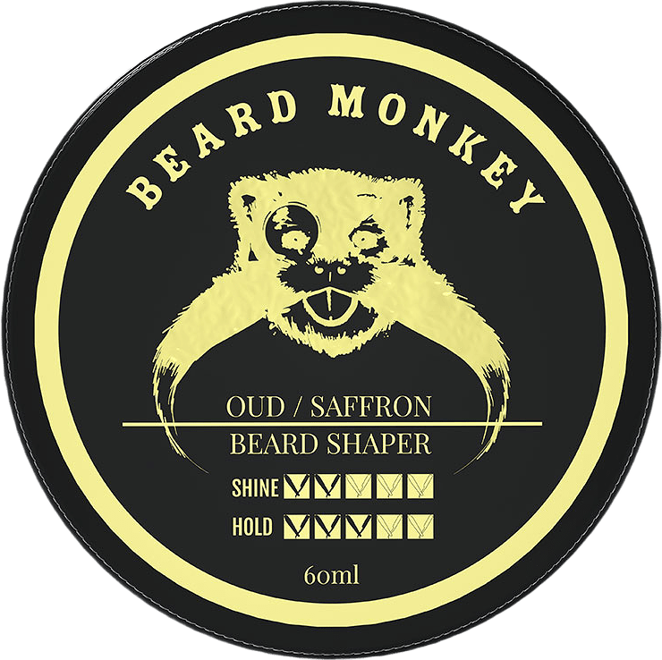 Oud/Saffron Beard Shaper, från Beard Monkey.