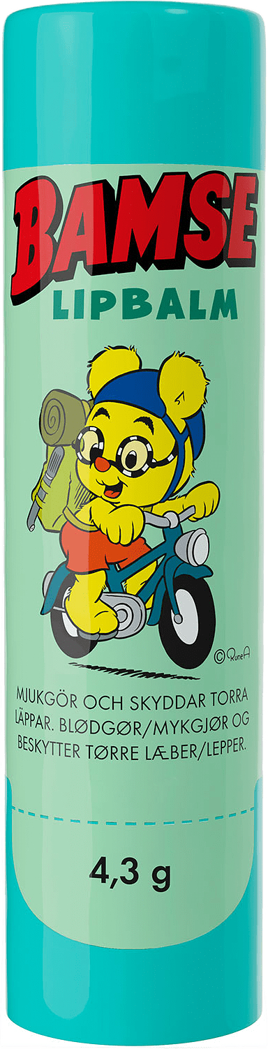 Bamse Lipbalm, från Bamse Skincare.