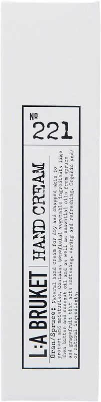 221 Spruce Hand Cream, från L:a Bruket, i färgen 70 ml.