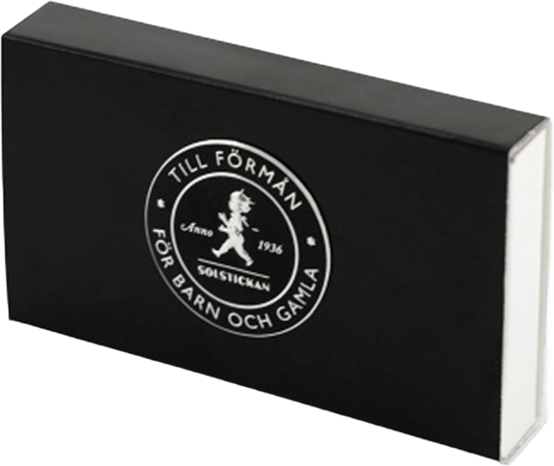 Tändstickor, svart, från Solstickan Design, i färgen Svart.