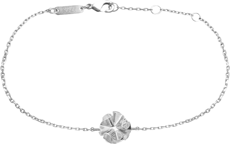 Hedvig Deco Petite Bracelet, från Charlotte Bonde STHLM, i färgen Silver.