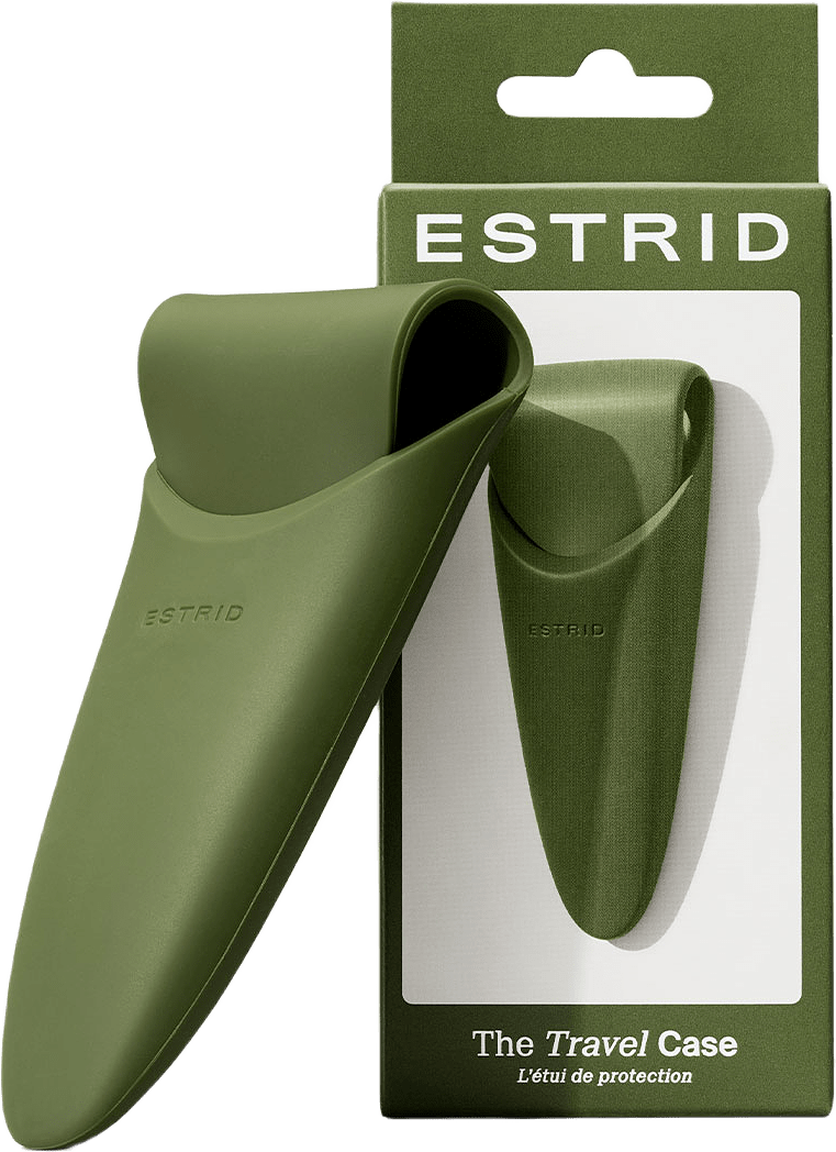 Travel case Moss, från Estrid, i färgen Moss.