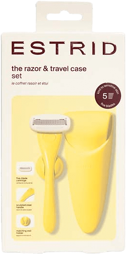 The Razor & Case Set - Butter, från Estrid, i färgen Butter.