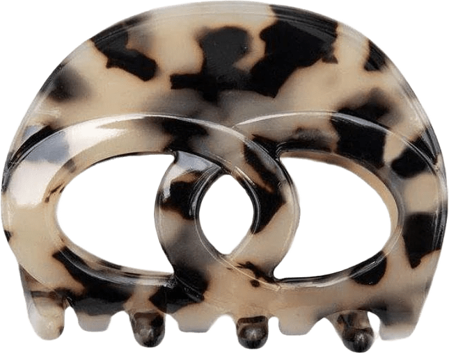 Hårklämma Coco Sköldpaddsfärgad, från ByBarb, i färgen Tortoise.