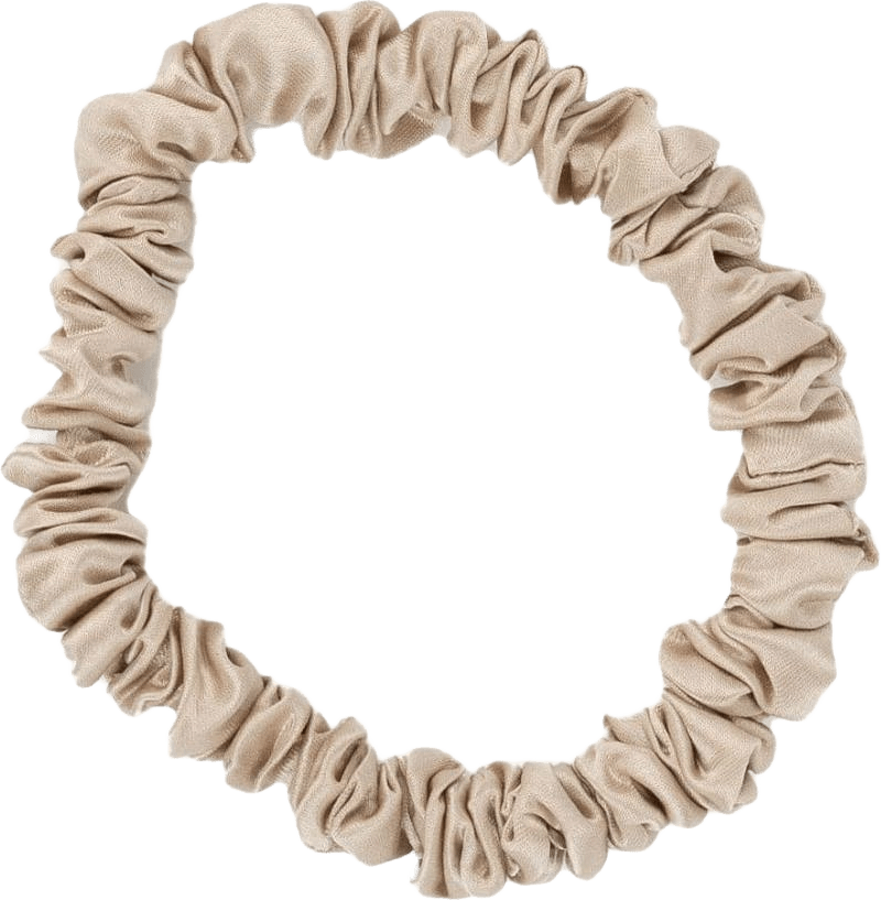 Sidensnodd Tunn Beige, från ByBarb, i färgen Beige.