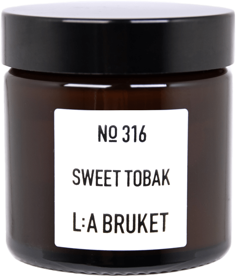 316 Doftljus Sweet Tobak 50 g, från L:a Bruket.