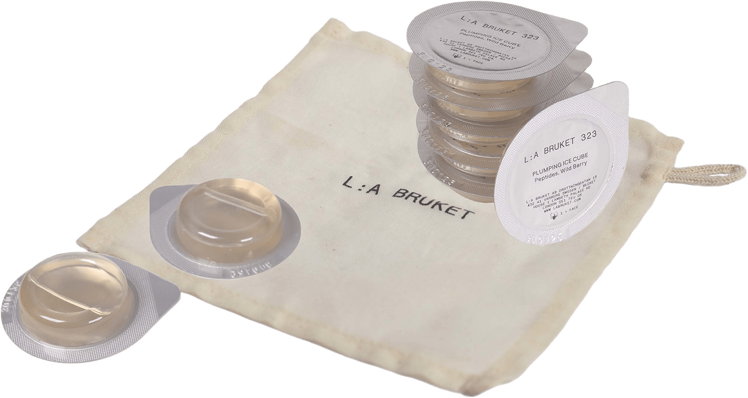 Serum Glow & plump ice cubes, från L:a Bruket.