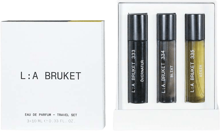 Gift Box Travel set fragrance 3x10ml, från L:a Bruket.