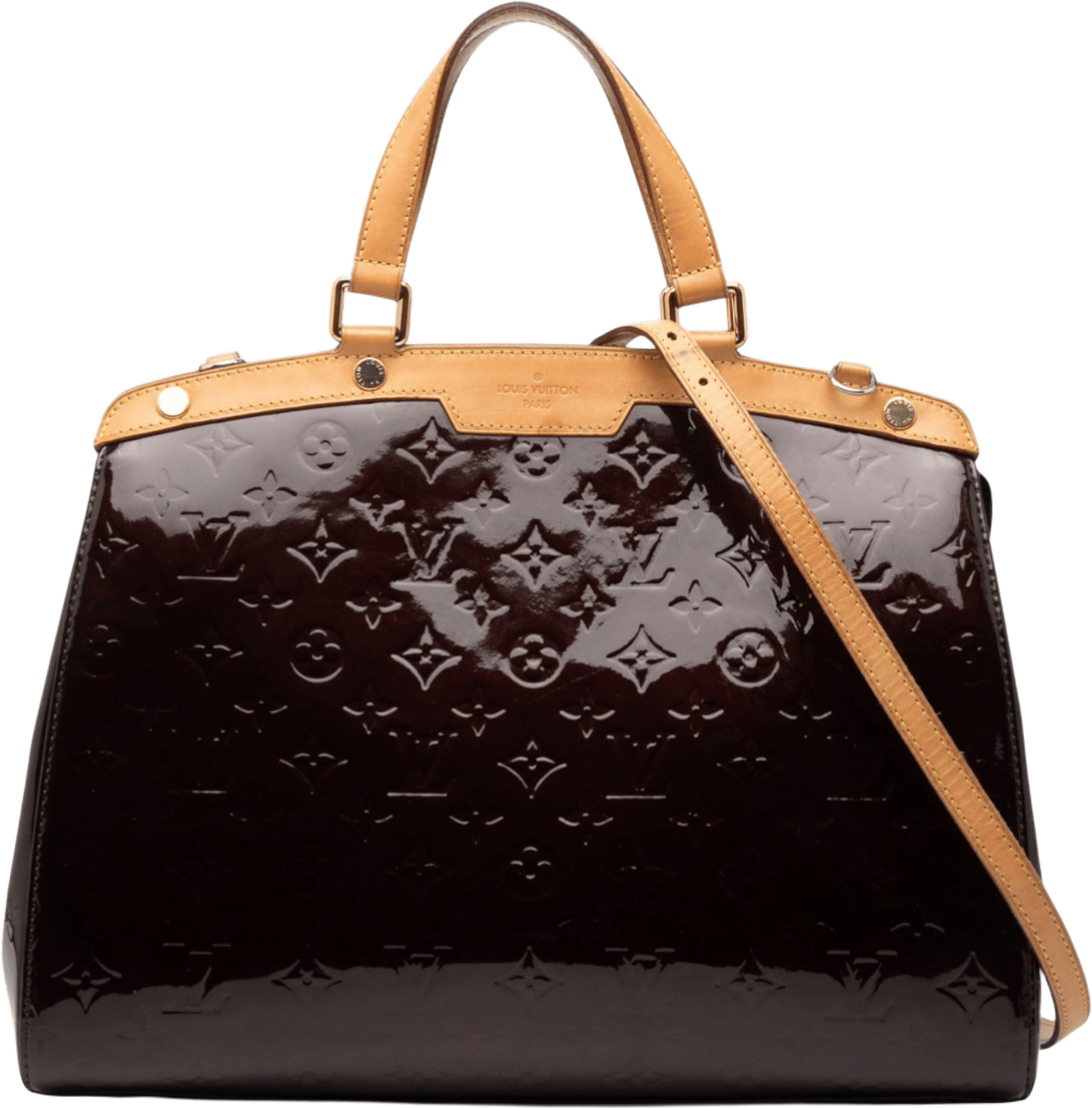 Louis Vuitton Monogram Vernis Brea Gm, från Luxclusif, i färgen purple.
