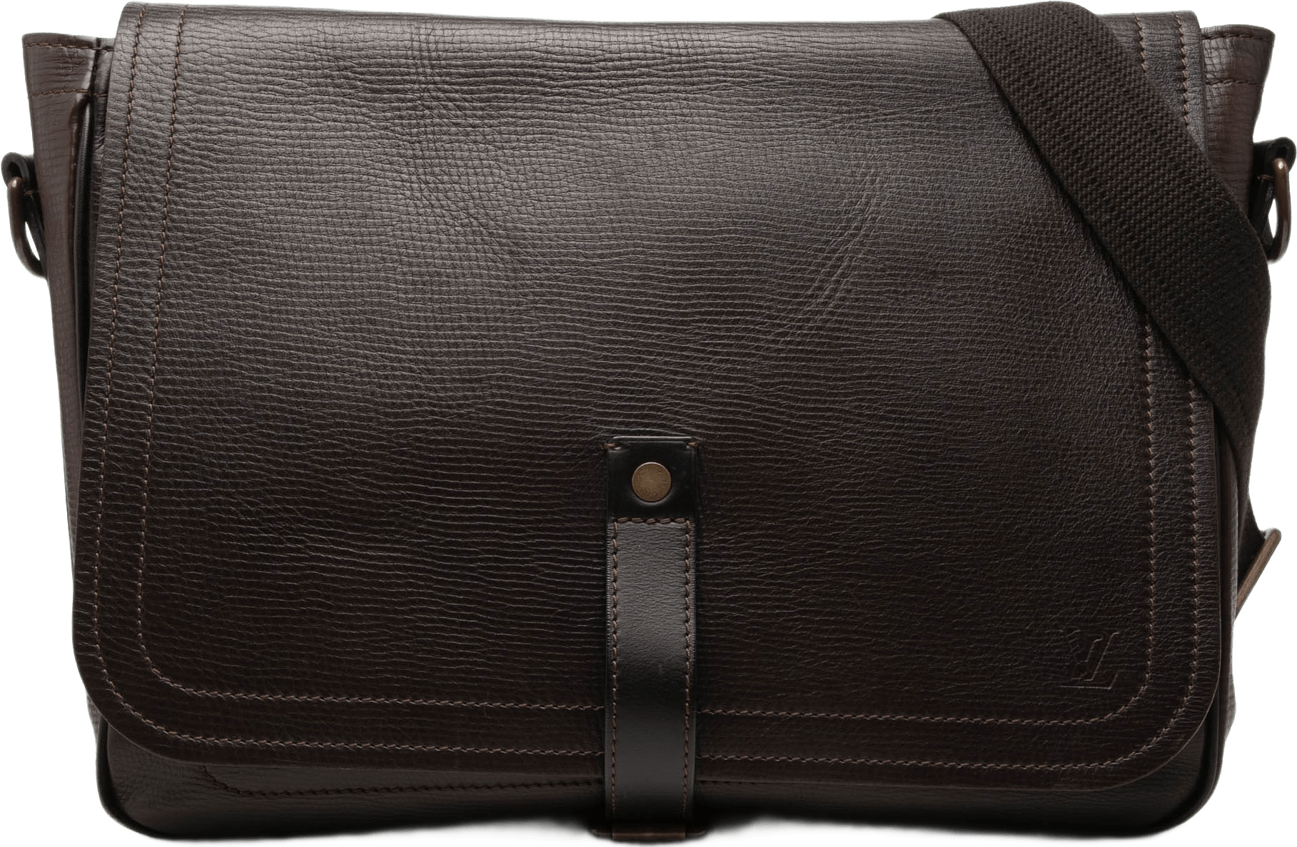 Louis Vuitton Utah Omaha, från Luxclusif, i färgen brun.
